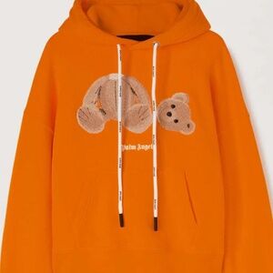 Palm Angels hoodie with chenille teddy bear graphic